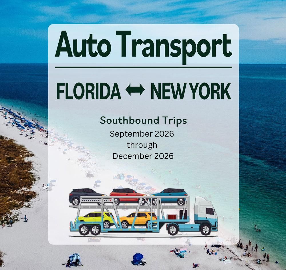 Florida Car Service - Friday, November 13, 2026 - SOUTHBOUND
